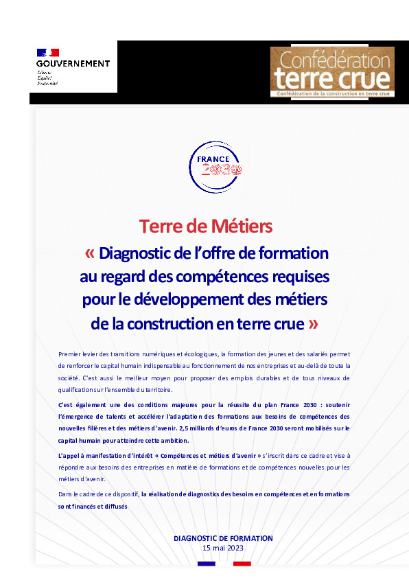 Formations à la construction terre crue