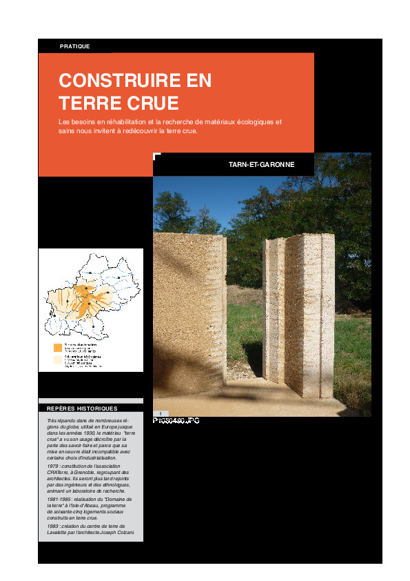 Construire en terre crue Construire en terre crue
