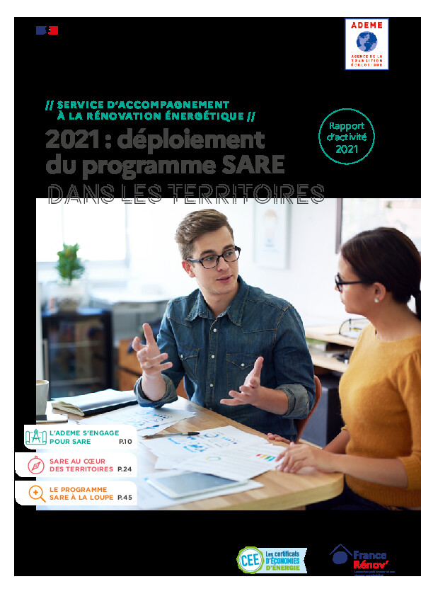 2021 : déploiement du programme SARE dans les territoires