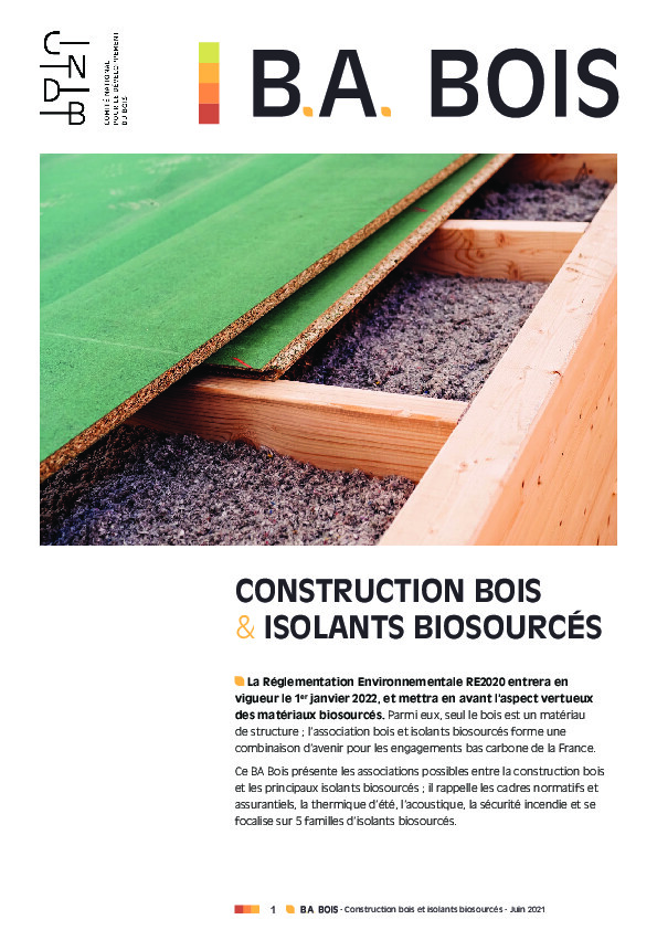 Construction bois et isolants biosourcés