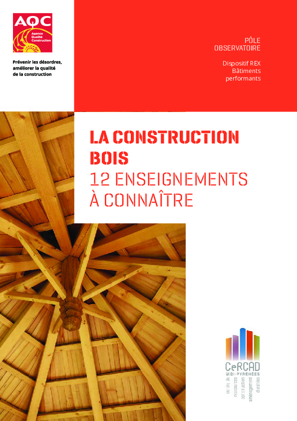 Les 12 enseignements à connaître sur la construction bois – AQC