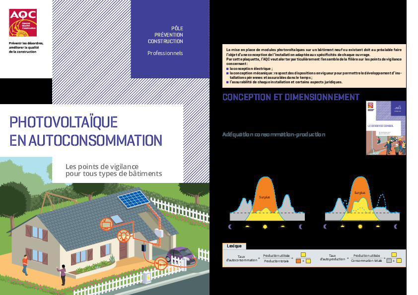 Risques Photovoltaique et Autoconsommation – AQC