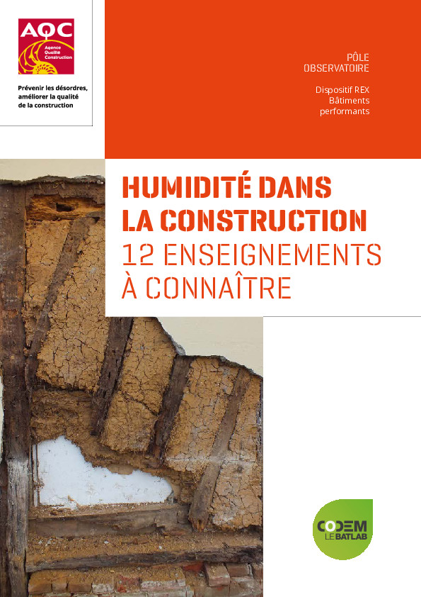 Humidité dans la construction