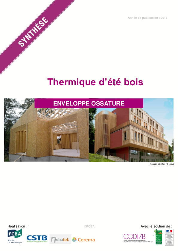 Thermique d’été bois -Enveloppe ossature